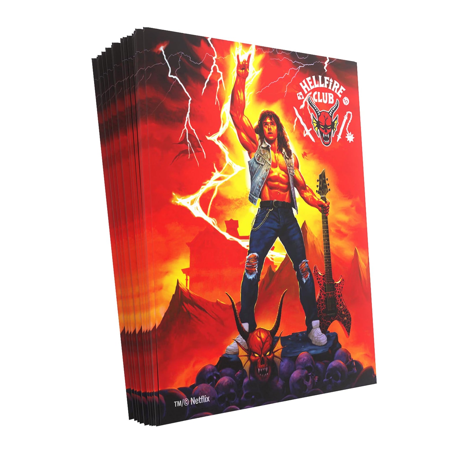 Stranger Things Hellfire Club Art Sleeves Eddie Munson Card Sleeve 2
