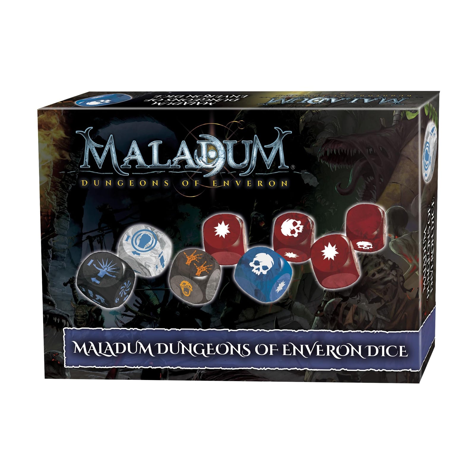 Maladum Dungeons of Enveron Dice Board Game by Battle System 1