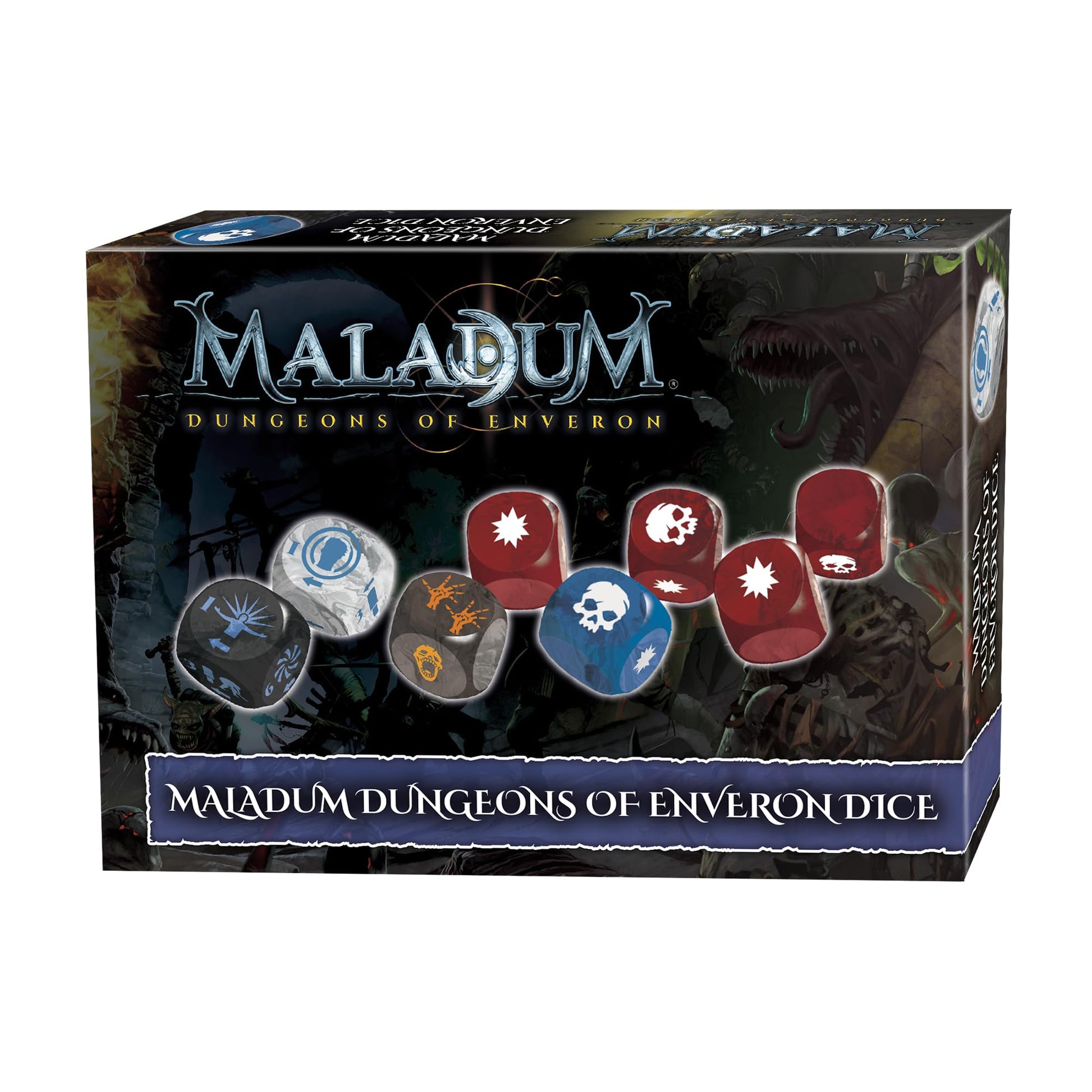 Maladum Dungeons of Enveron Dice Board Game by Battle System 1
