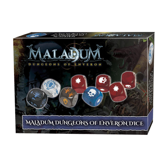 Maladum Dungeons of Enveron Dice Board Game by Battle System 1