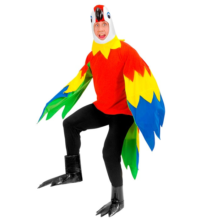 Parrot  Costume, Mask, Feet 