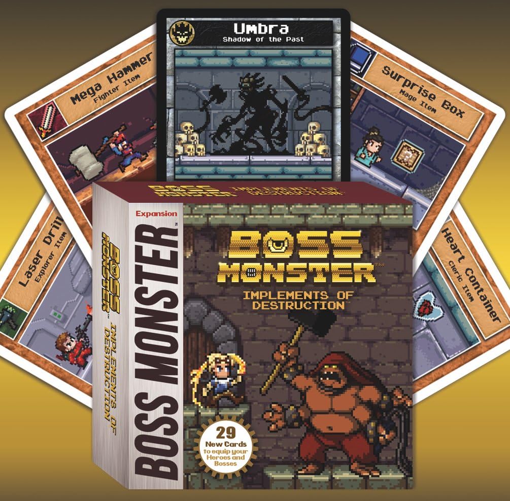 Implements of Destruction Boss Monster Expansion  Card Game by Brotherwise