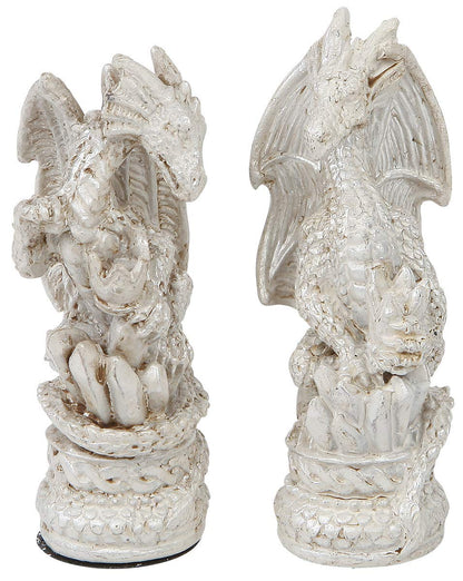 Raised Fantasy Dragon Chess Set with Corner Towers 43cm 6