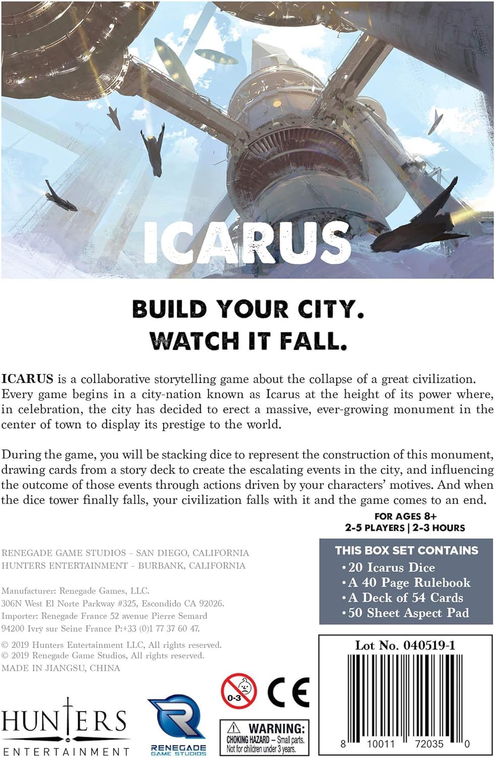 Renegade Game Studios Icarus Role-Playing Game for 2 to 5 Players Aged 8 & Up, Playing Time 2-3 Hours 2