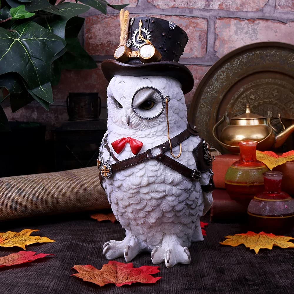 Cogsmiths Owl Steampunk Bird Ornament 23.5cm 5