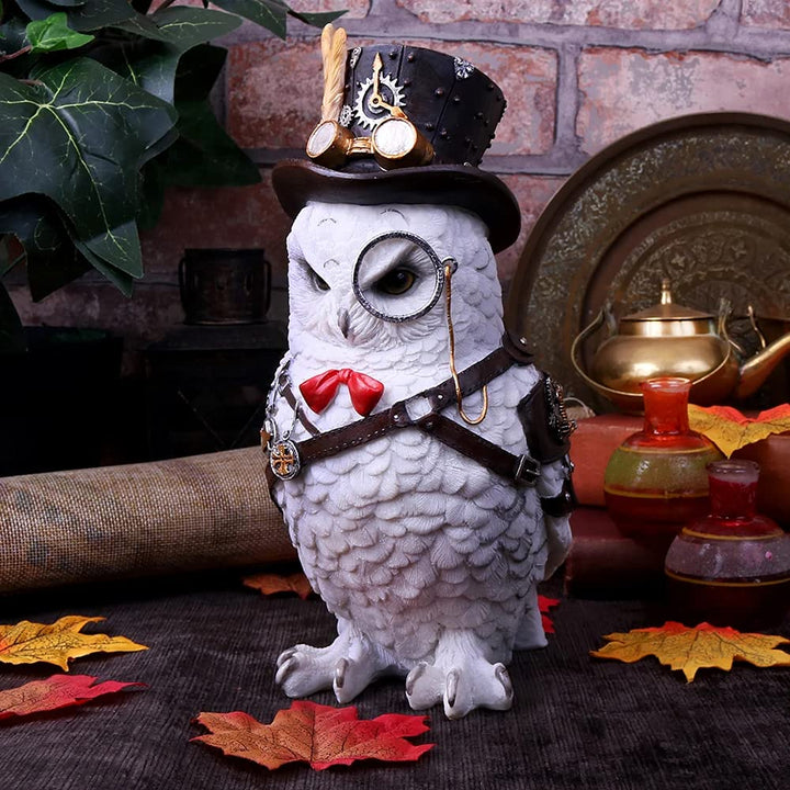 Cogsmiths Owl Steampunk Bird Ornament 23.5cm