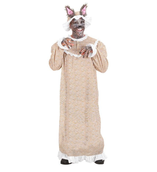 Grandma Wolf  Dress, Bonnet 