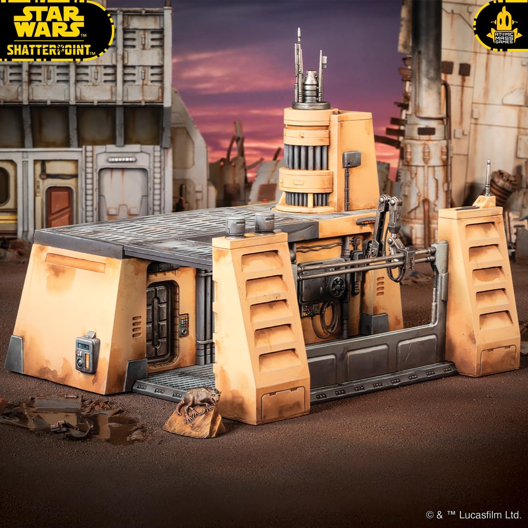 Atomic Mass Games Star Wars Shatterpoint Maintenance Bay Terrain Pack - Enhance Gameplay! Tabletop Miniatures Game for Kids and Adults, Ages 14+, 2 Players, 90 Minute Playtime, Made 3
