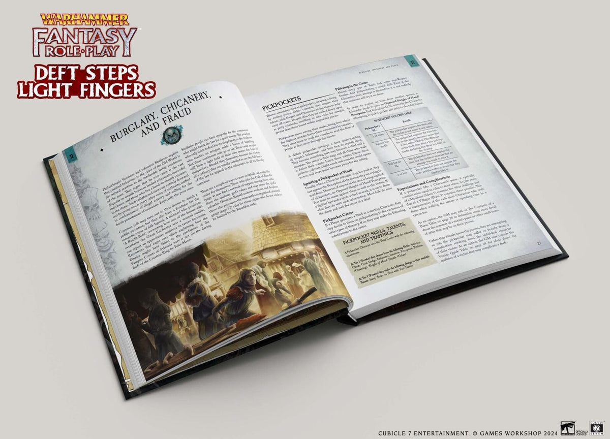 Deft Steps Light Fingers Warhammer Fantasy Roleplay Roleplaying Game by Cubicle Seven 5