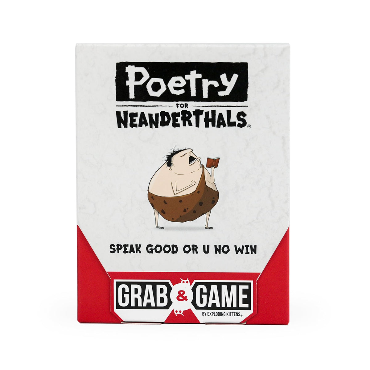 Grab and Game Poetry for Neanderthals Board Game by Exploding Kittens 1