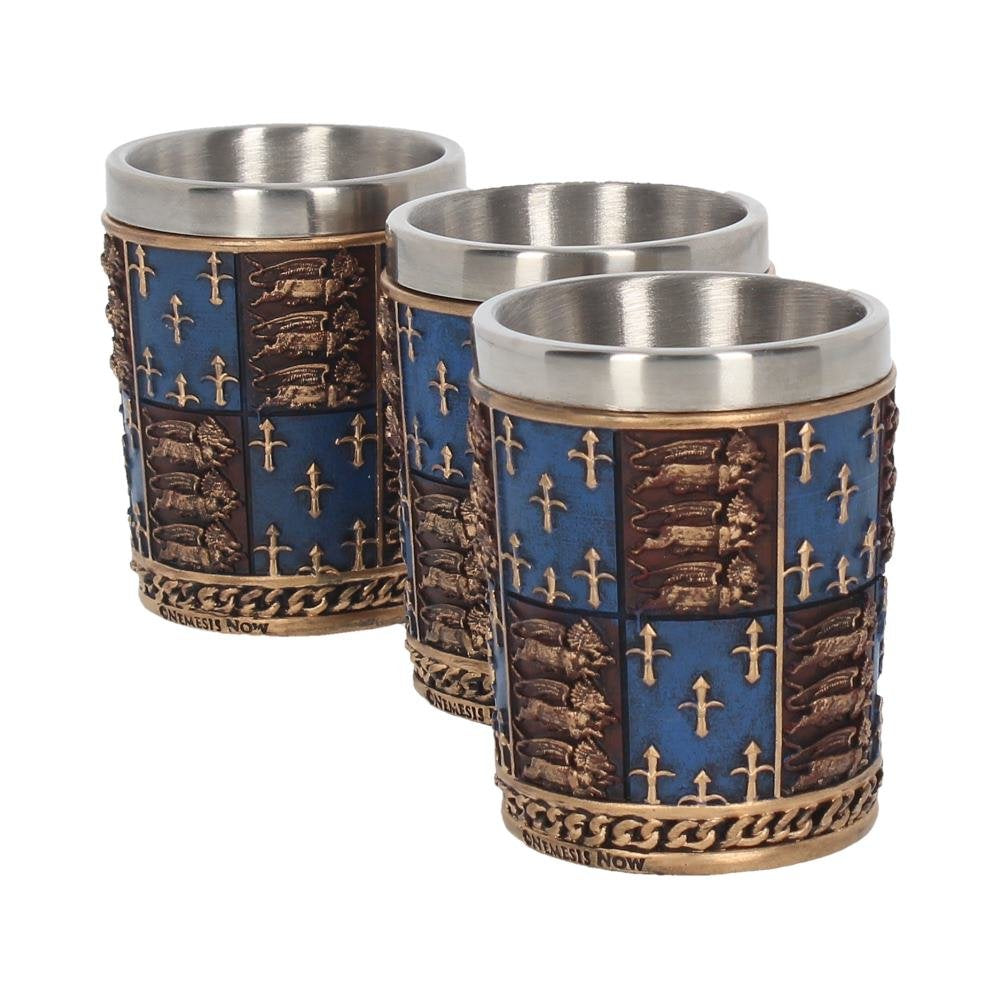 Medieval Edwardian Set of 4 Shot Glasses 7