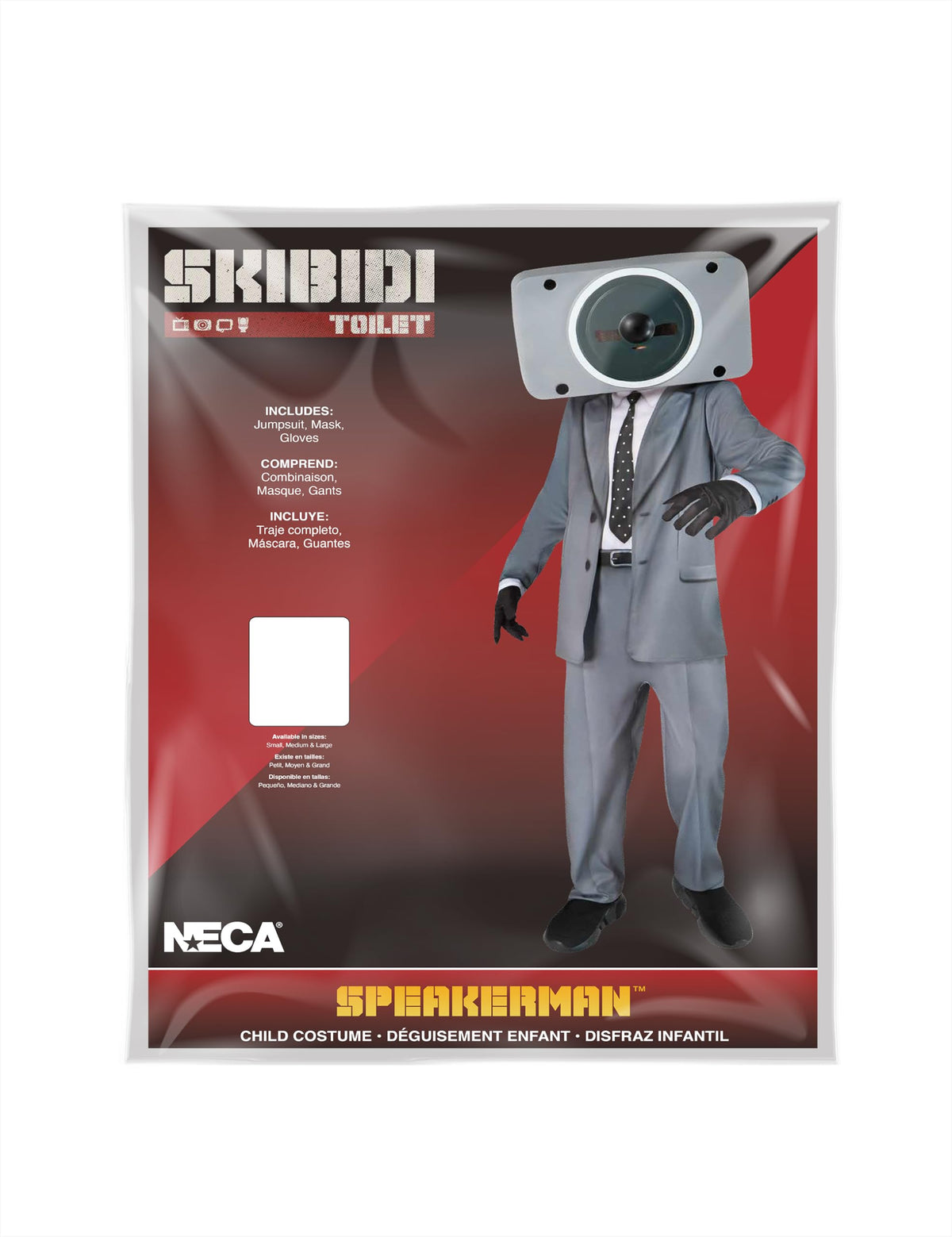 Skibidi Toilet Speakerman Fun Costume for Kids 6