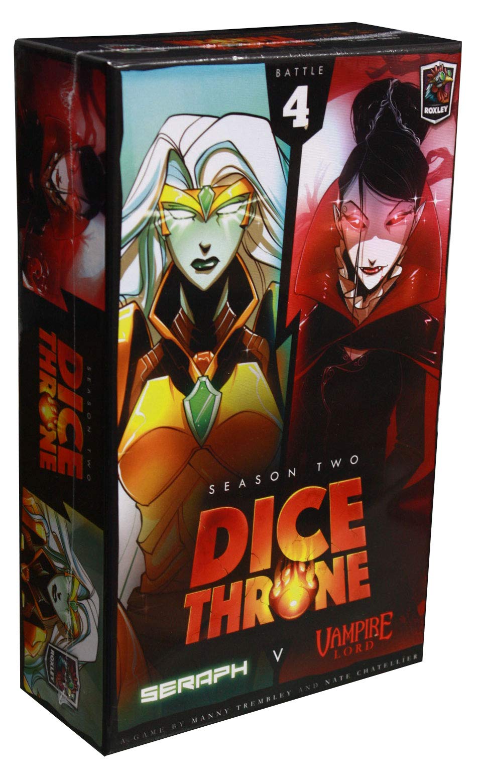 Dice Throne Season Two Box 4 Seraph vs Vampire Lord Board Game by Roxley 1