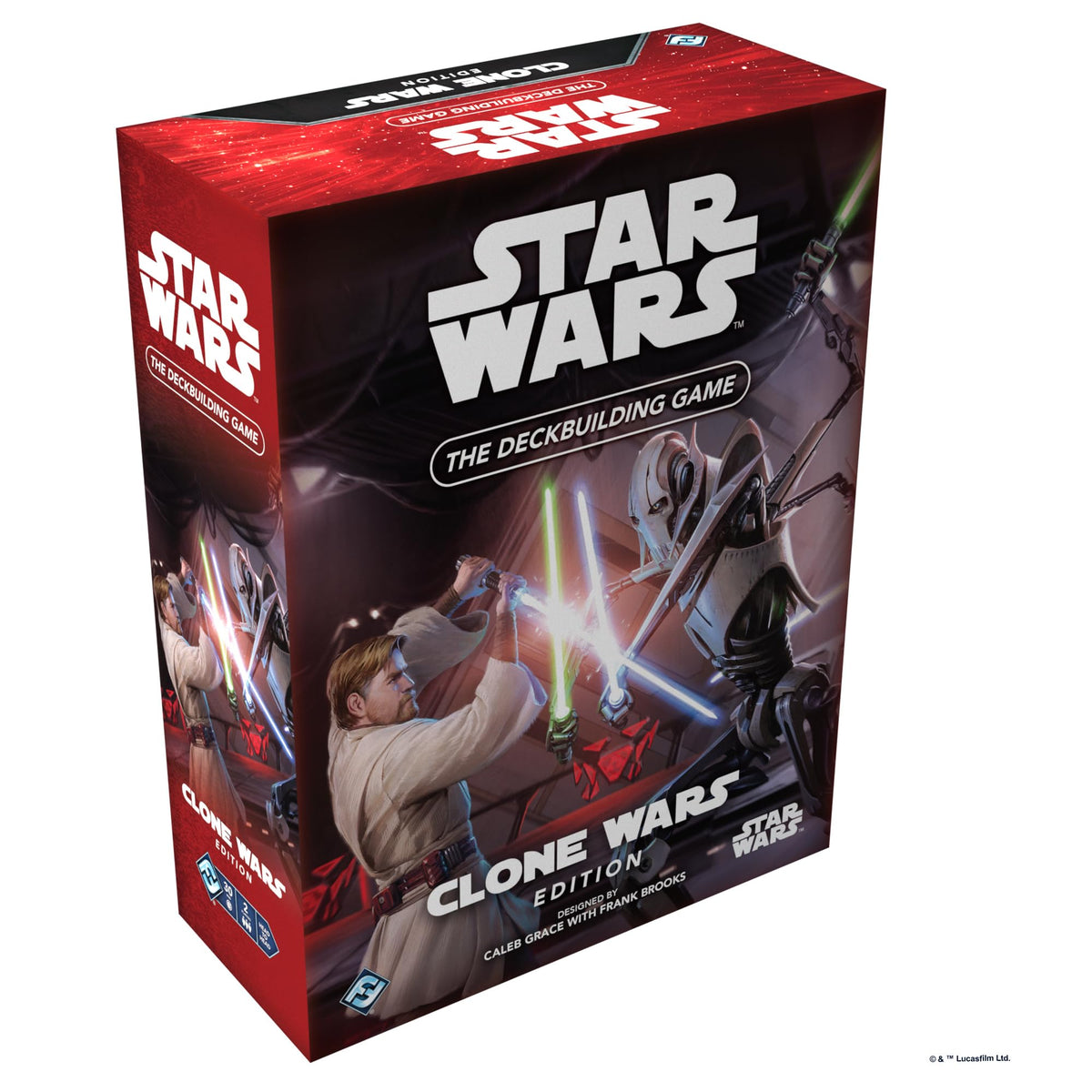 Fantasy Flight Games Star Wars: The Deckbuilding Game: The Clone Wars Edition - Intense Galactic Battle Card Game, Strategy Game for Kids and Adults, Ages 12+, 2 Players, 30 Minute Playtime, Made 1