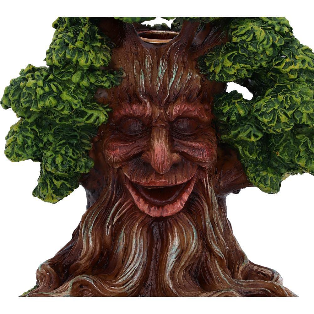 Elder Ember Tree Spirit Green Man Backflow Incense Burner 15.5cm