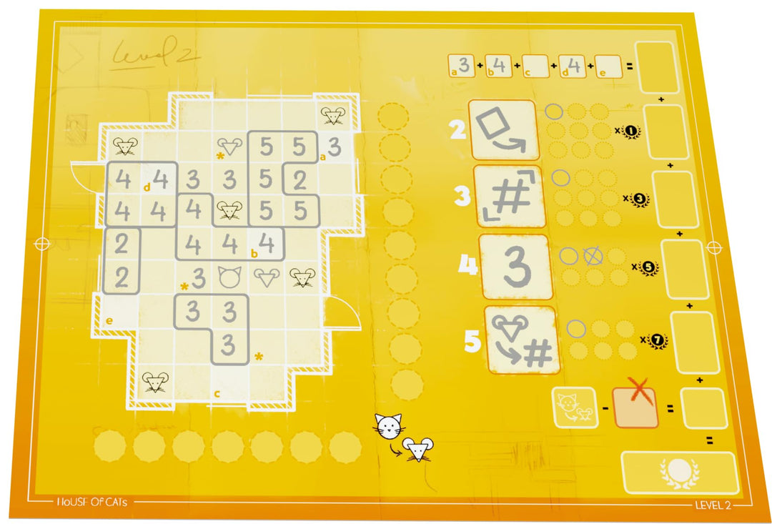 House of Cats Board Game Engage in a Whimsical Battle of Wits and Luck