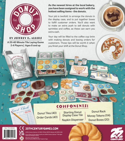 Donut Shop Board Game by 25th Century 2