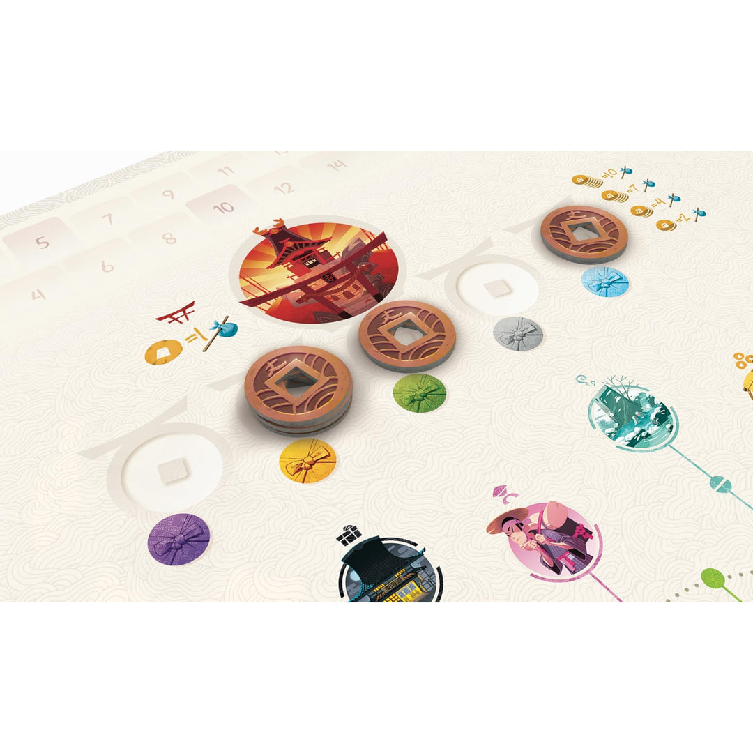 Tokaido: Base Game 10th Anniversary Edition - Exploration & Travel Adventure Board Game Set in Japan, Ages 8+, 2-5 Players, 45 Min