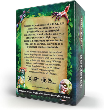 Board Royale The Island Zombies Card Game Expansion