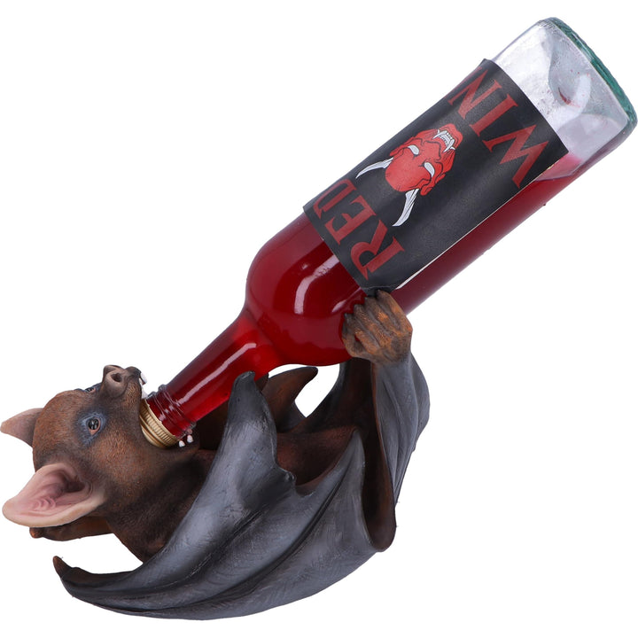 Black Bat Guzzler Wine Bottle Holder Guzzlers 23cm