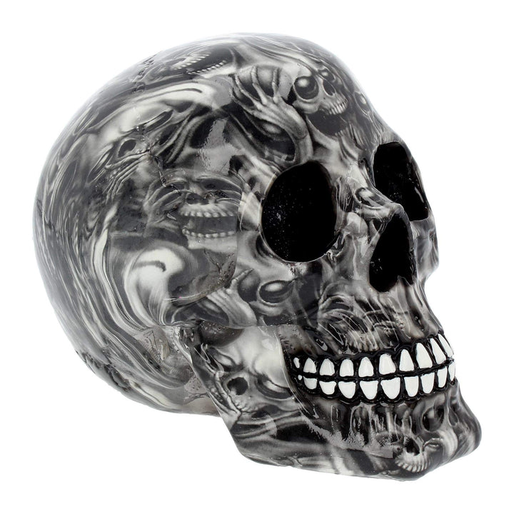 Screaming Soul Skull Print Ornament 19cm