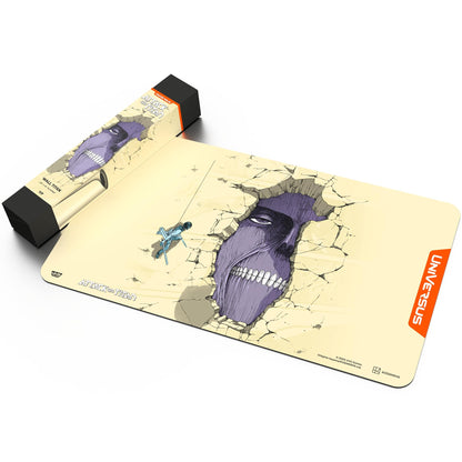 UniVersus Attack on Titan: Battle for Humanity - Wall Titan Playmat - 24 x 14 Neoprene Mat, Tabletop Card Game Accessory, UVS Games, Licensed 2