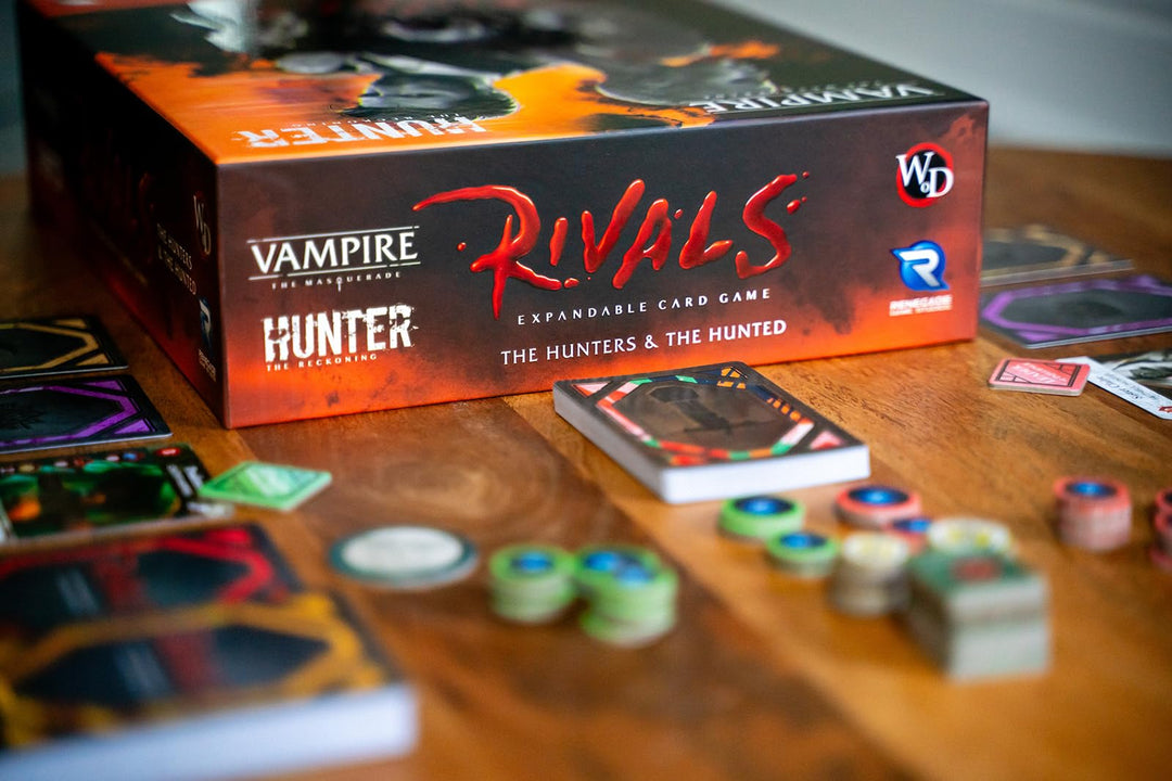 Vampire: The Masquerade Rivals Expandable Card Game The Hunters & The Hunted: Core Set - Everything Needed to Play, Card Game Based On The RPG, Ages 14+, 2-4 Players