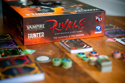 Vampire: The Masquerade Rivals Expandable Card Game The Hunters & The Hunted: Core Set - Everything Needed to Play, Card Game Based On The RPG, Ages 14+, 2-4 Players 4