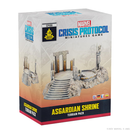 Atomic Mass Games Marvel: Crisis Protocol Asgardian Shrine Terrain Pack - Bring Asgard's Might to Your Tabletop Battles! Tabletop Superhero Game, Ages 14+, 2 Players, 90 Minute Playtime 1