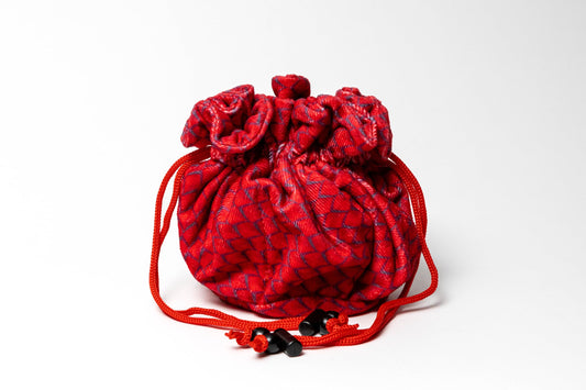 Metallic Dice Games FanRoll Dragon StormTM Velvet Compartment Dice Bag: Dragon Scales 2