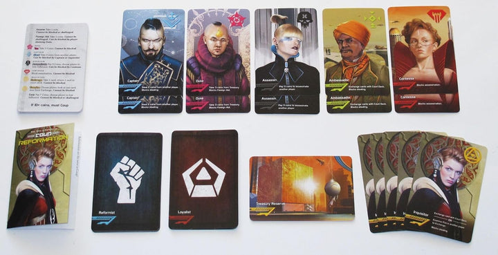 Reformation Coup Expansion 2nd Edition Card Game by Indie Boards and Cards