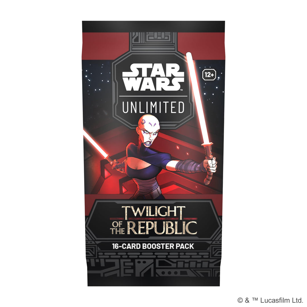 Star Wars: Unlimited TCG Twilight of The Republic Booster Pack - Fast-Paced Trading Card Game for Kids and Adults, Ages 12+, 2+ Players, 20 Minute Playtime, Made by Fantasy Flight Games