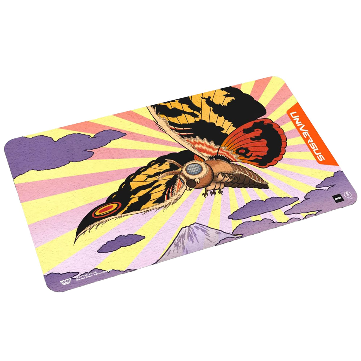 UniVersus Godzilla Challenger Series - Mothra Playmat - 24 x 14 Neoprene Mat, Tabletop Card Game Accessory, UVS Games, Officially Licensed 4