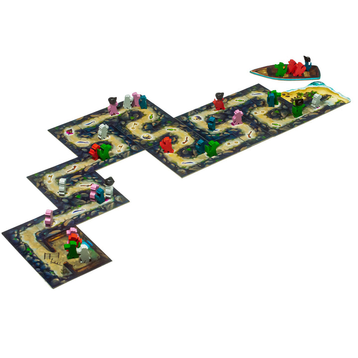 Cartagena Escape Diaries Board Game - Pirate Adventure Game, Strategy Game, Fun Family Game for Kids and Adults, Ages 8+, 2-5 Players, 30-45 Min Playtime, Made by Pretzel Games