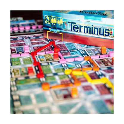 Inside Up Games: Terminus - City Subway Line Building Board Game, Resource Management, Marketplace Economy, Rondel Action Loop, Ages 14, 1-5 Players 5