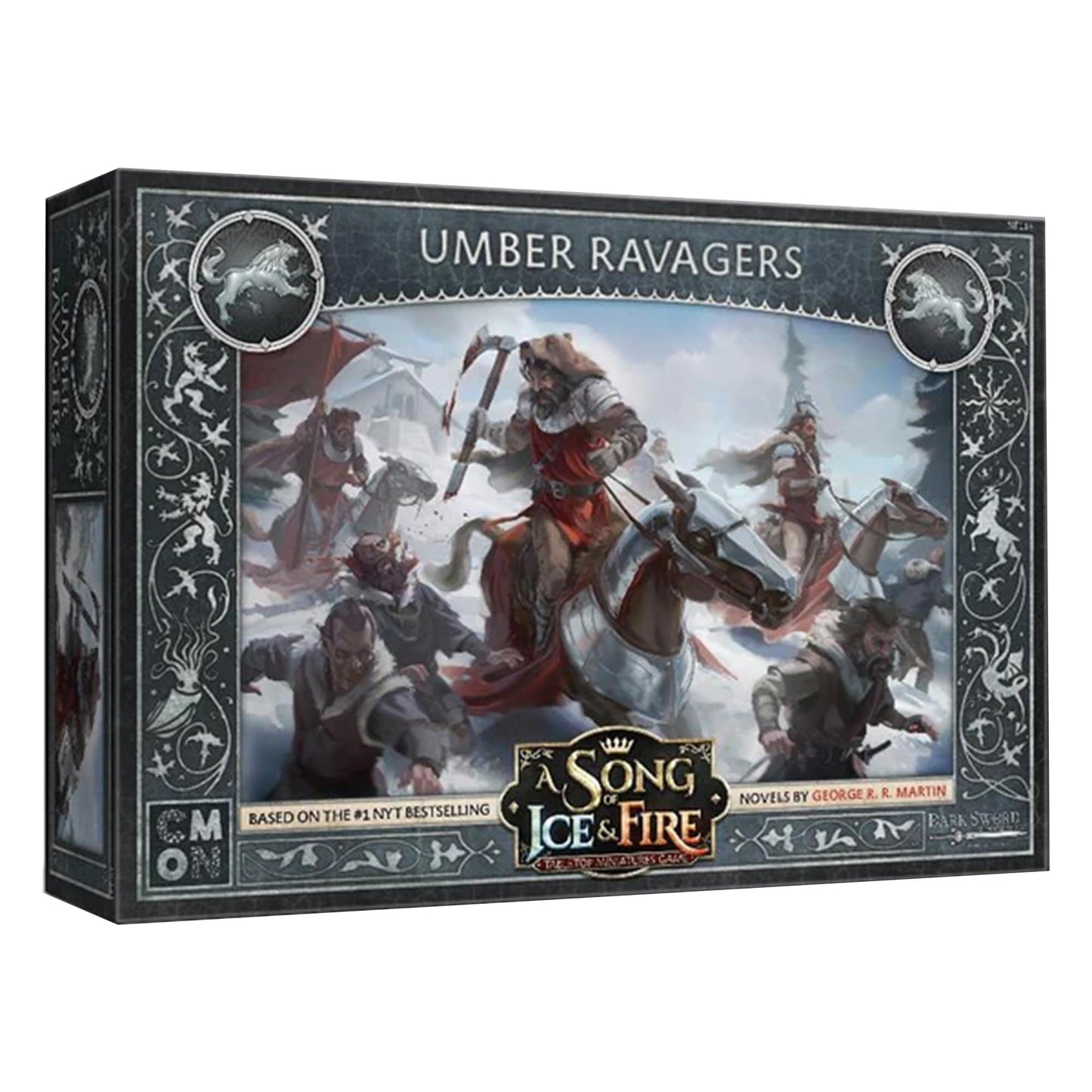 CMON A Song of Ice and Fire Tabletop Miniatures GameHouse Umber Ravagers Unit Box - Swift and Merciless Cavalry! Strategy Game for Adults, Ages 14+, 2+ Players, 45-60 Min Playtime, Made 1