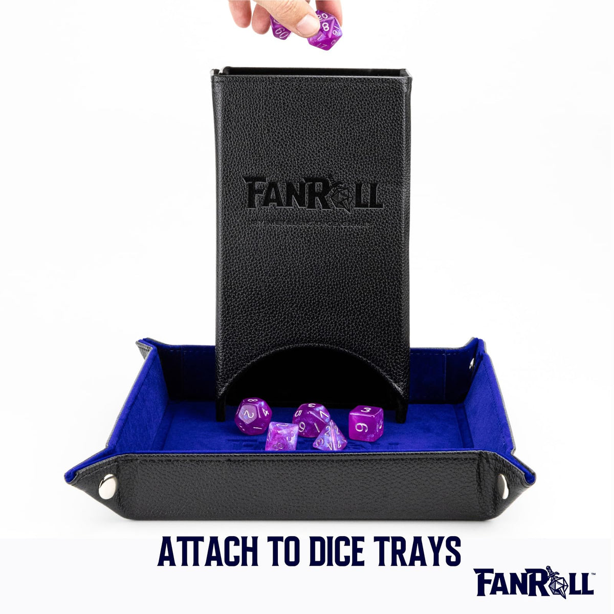Metallic Dice Games FanRoll Fold Up Dice Tower 4