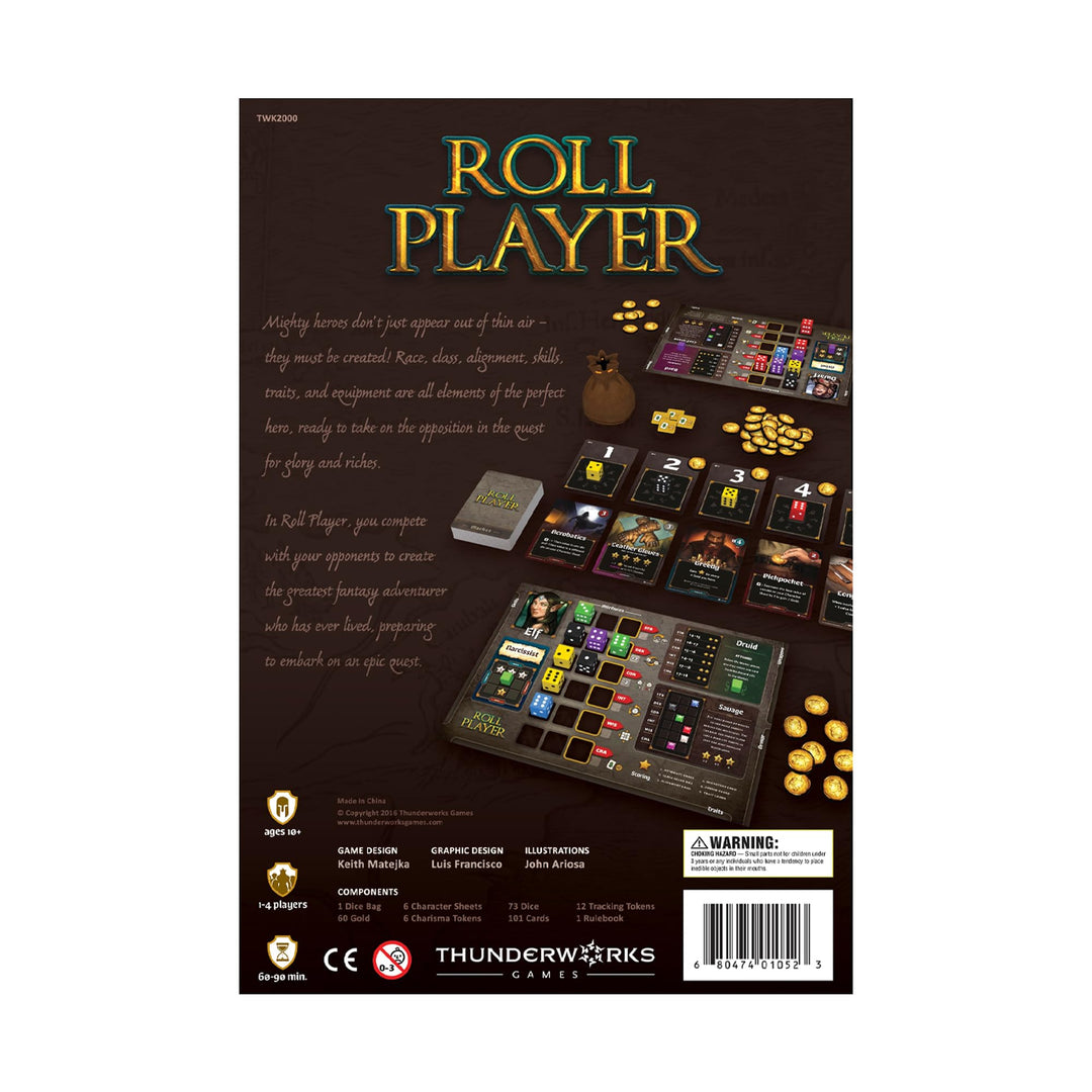 Thunderworks Games Roll Player: Monsters and Minions Strategy Boxed Board Game