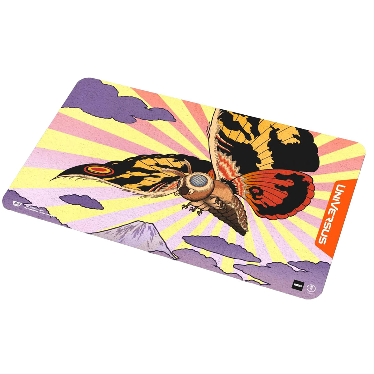 UniVersus Godzilla Challenger Series - Mothra Playmat - 24 x 14 Neoprene Mat, Tabletop Card Game Accessory, UVS Games, Officially Licensed 3