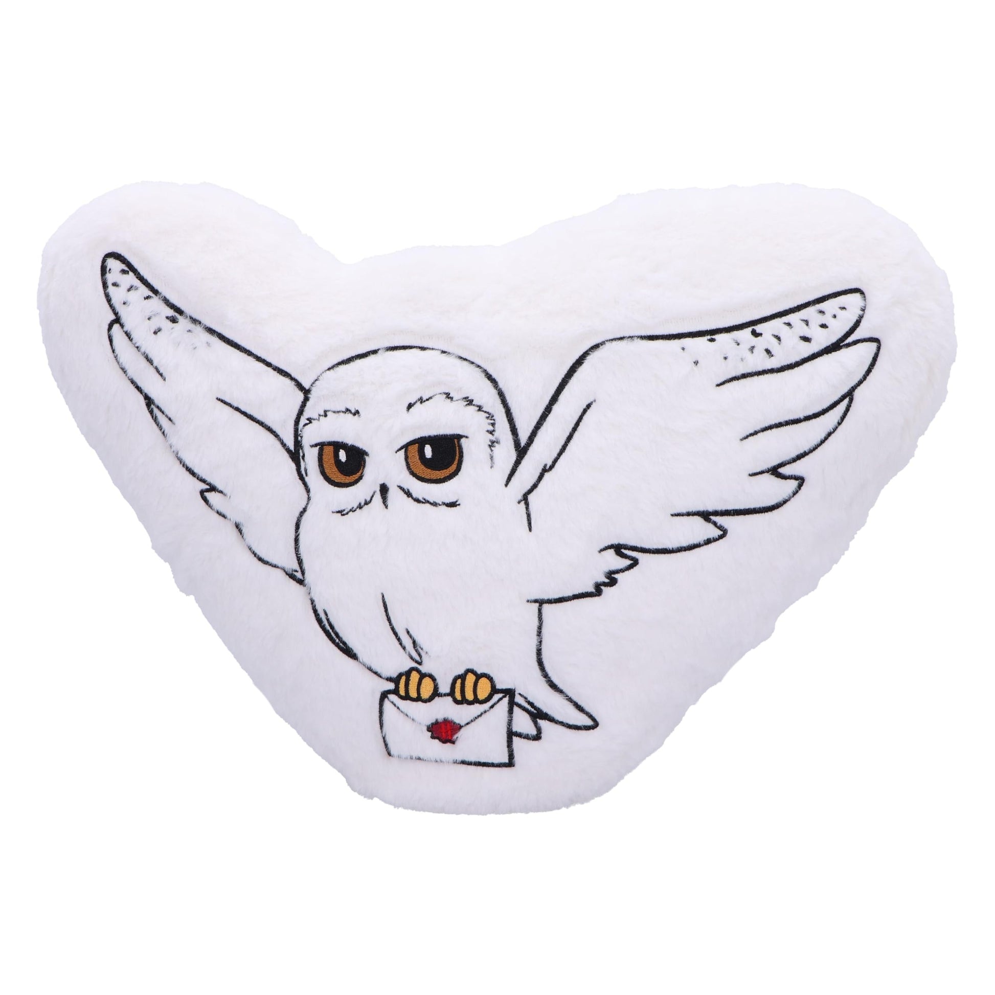 Harry Potter White Fluffy Hedwig Owl Cushion 40cm 2