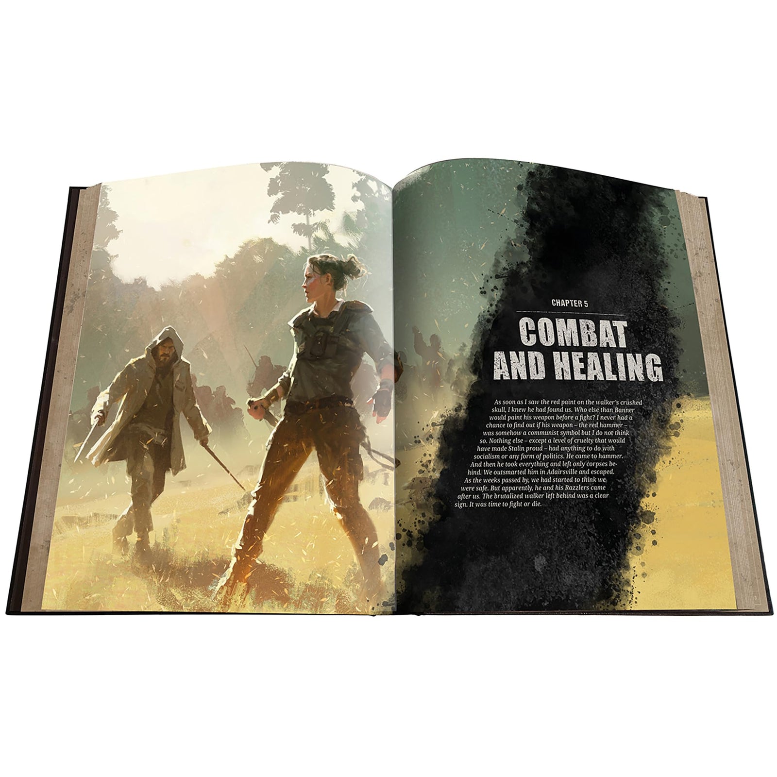 Free League Publishing The Walking Dead Universe RPG Core Rules, Fantasy Horror Adventure Roleplaying, Hardback RPG Book, Adults, Teens Ages 16+ 2