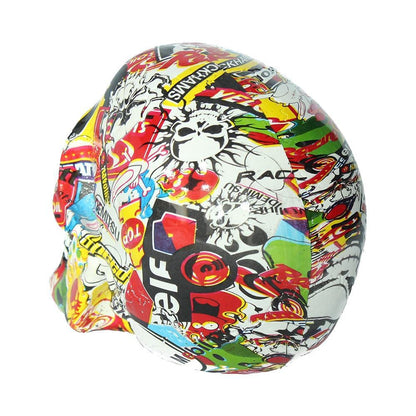 Pop Art Bright Logo Skull Ornament 19cm 5