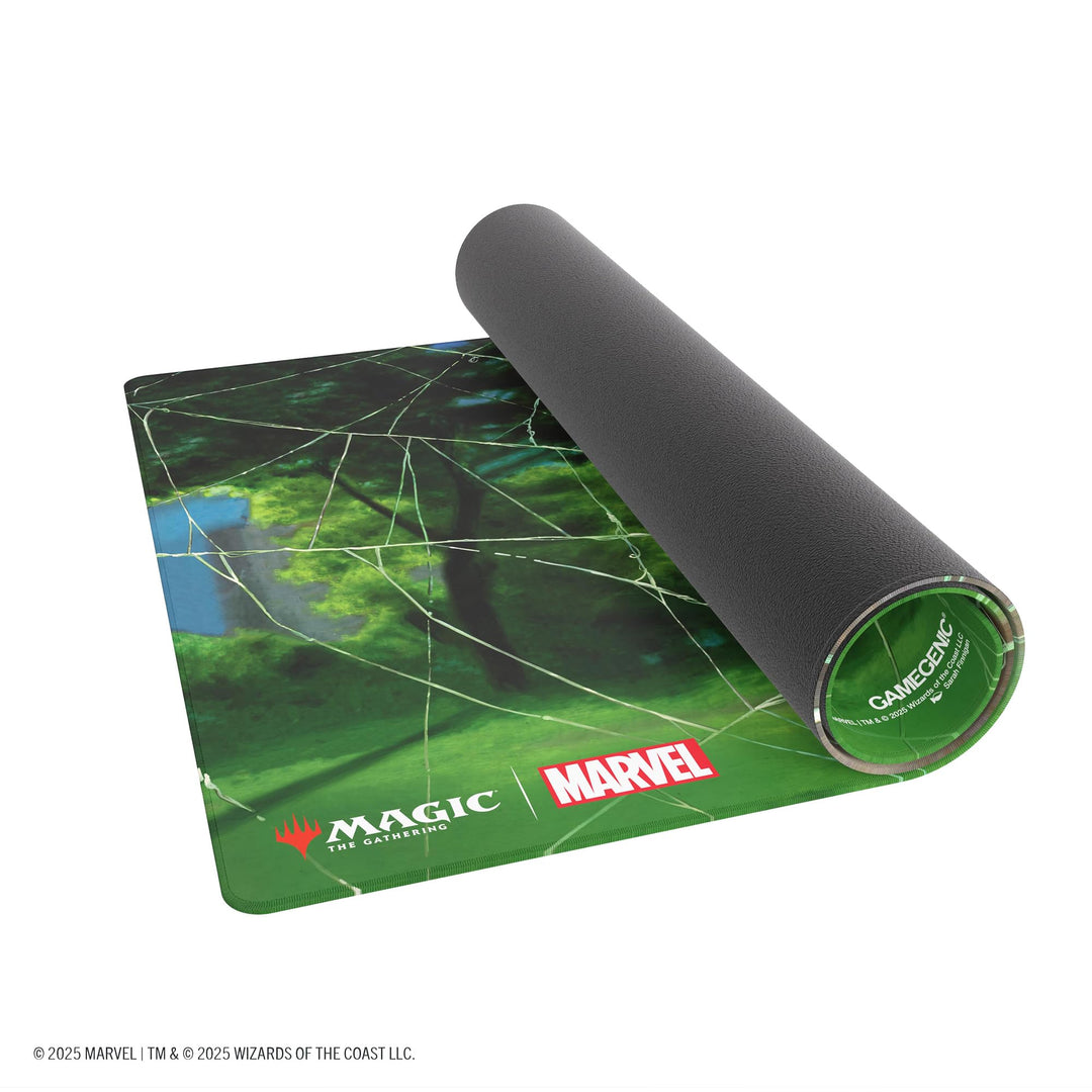 Gamegenic MTG Marvel's Spider-Man Shiny Playmat- Spider-Man Forest 3