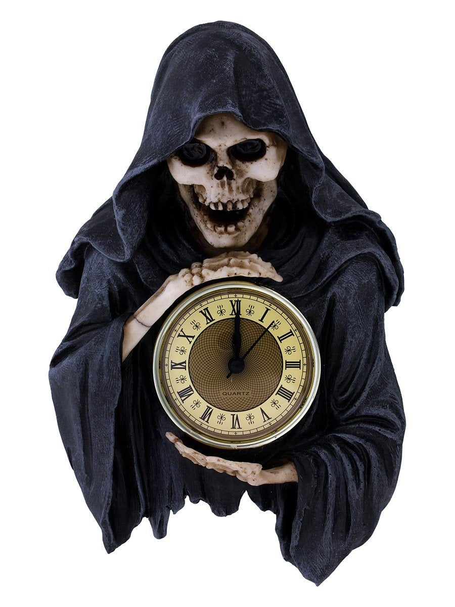 Darkest Hour Wall Hanging Grim Reaper Clock 28cm