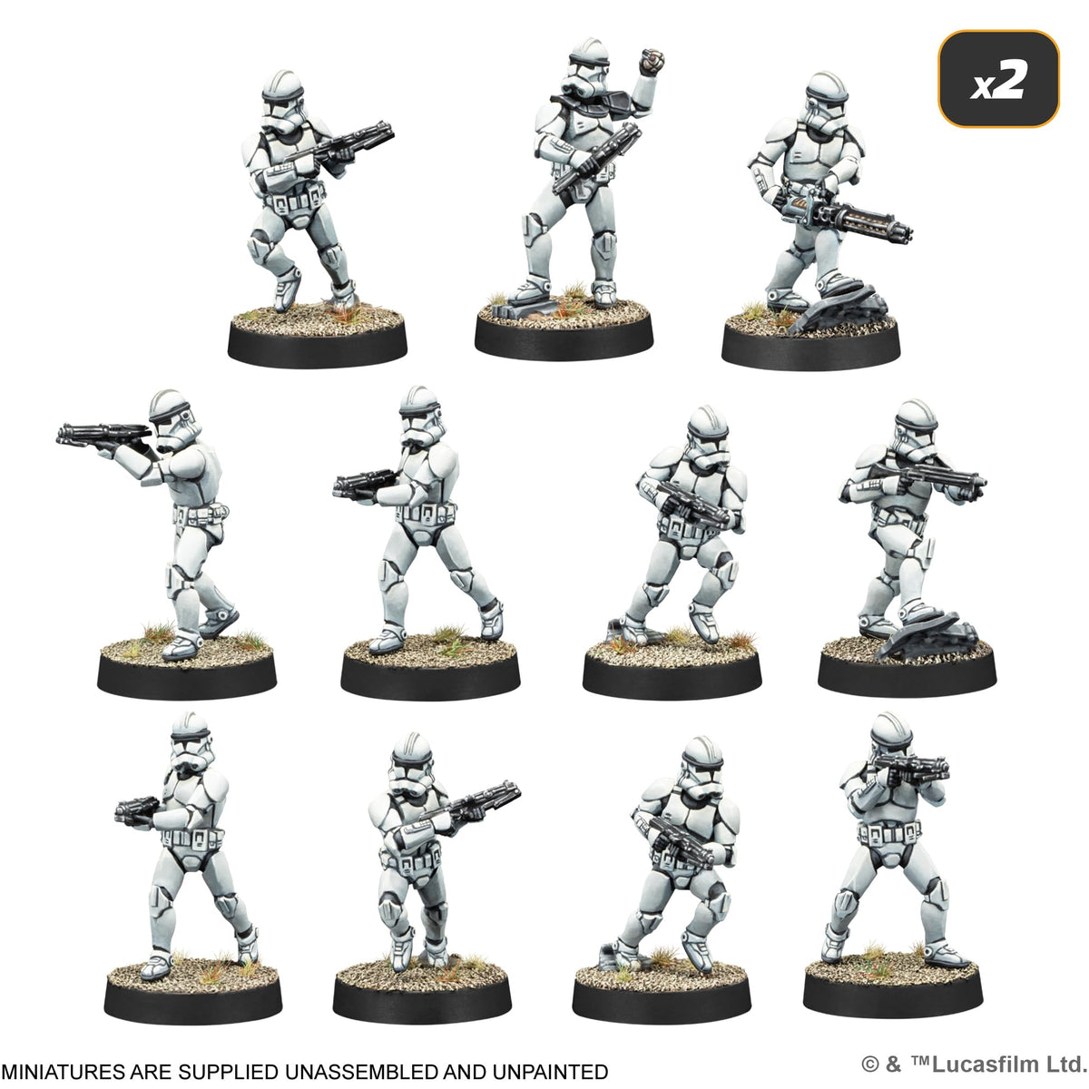 Star Wars Legion Galactic Republic Starter Set Dice Set 7