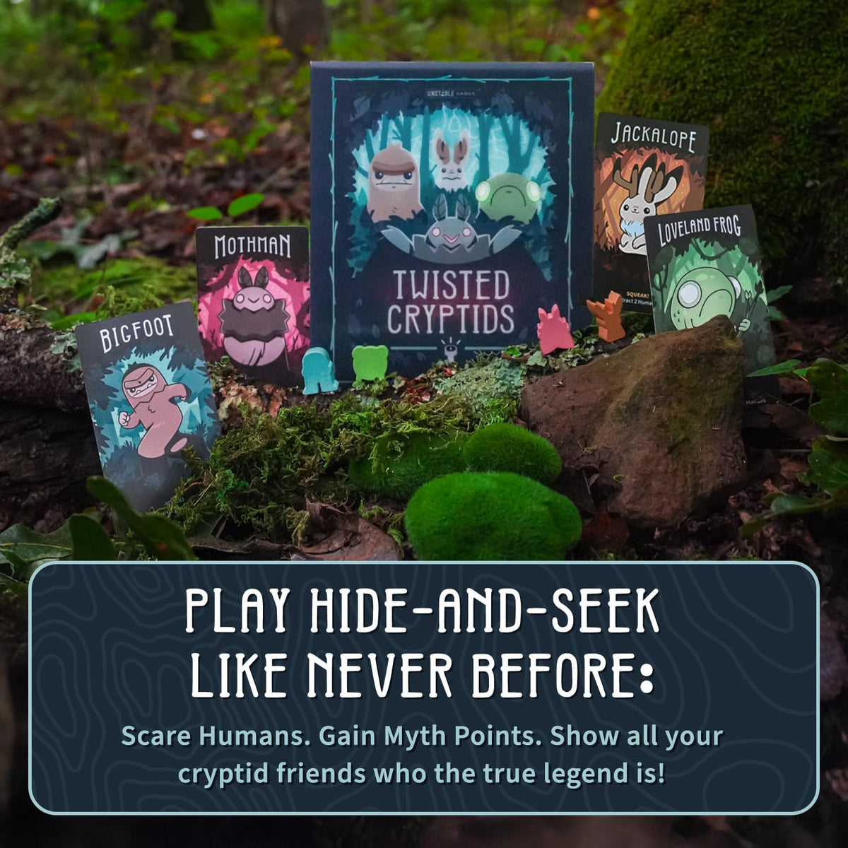 Twisted Cryptids Board Game