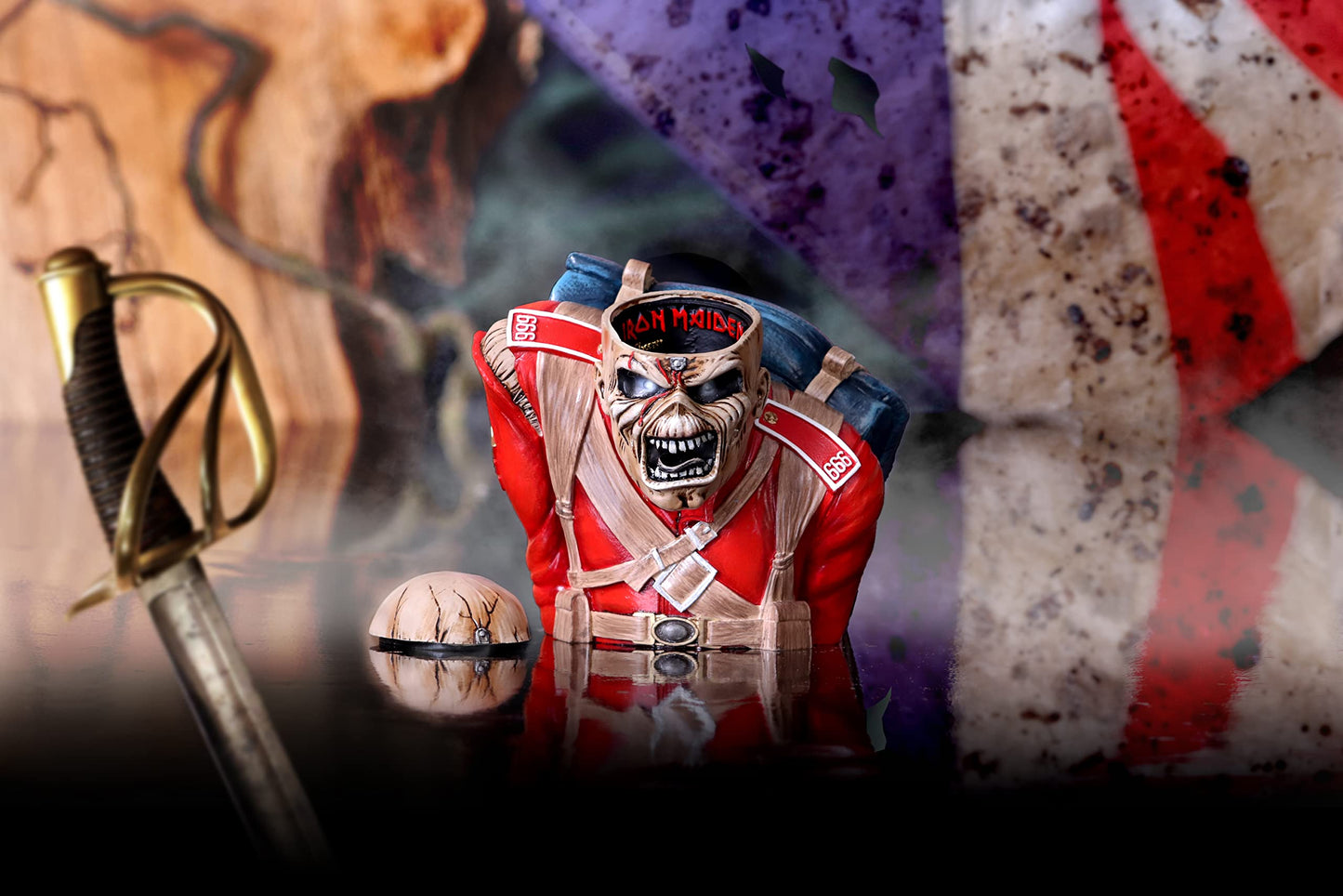 Iron Maiden The Trooper Bust Box Small 12cm Officially Licensed 7