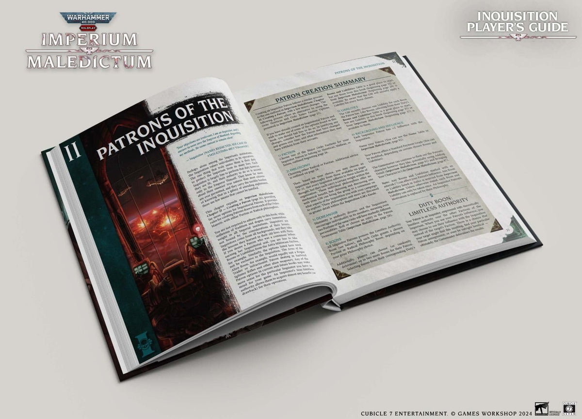 Imperium Maledictum Inquisition Collectors Edition Warhammer 40000 Roleplay Roleplaying Game by Cubicle Seven 5