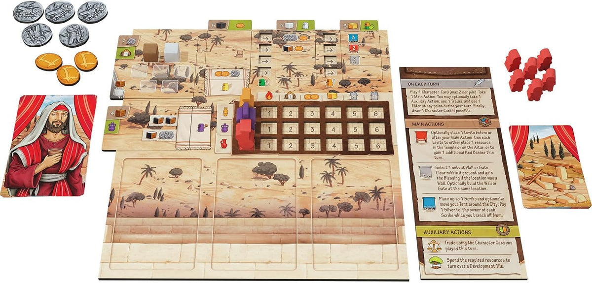 Ezra and Nehemiah Ancient Jerusalem Strategy Board Game
