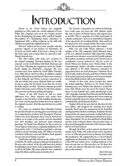 Call of Cthulhu Horror on the Orient Express Roleplaying Game by Chaosium 7